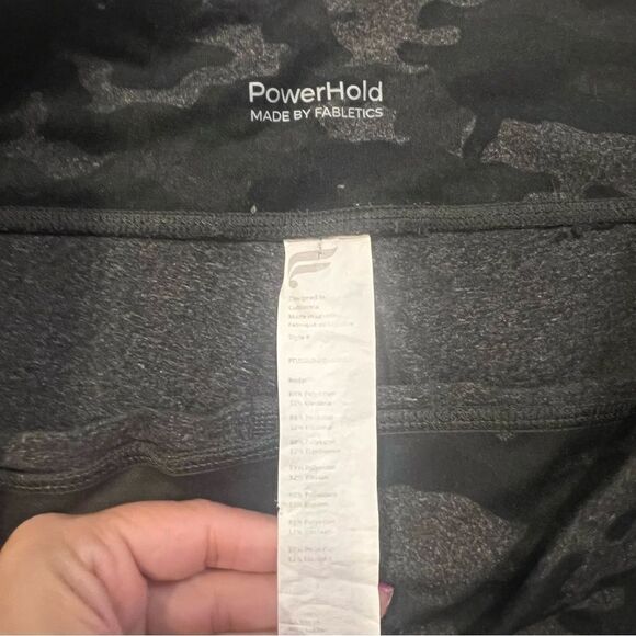 Fabletics women' MId-Rise Printed Heathered Legging size large - Picture 5 of 9